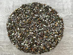 GAF TREASURES 2 oz Lot Natural Semi Tumbled Rhyolite Gemstone Chips, Crushed Mini Rhyolite Crystals, Undrilled Crystal Chips (Rhyolite)