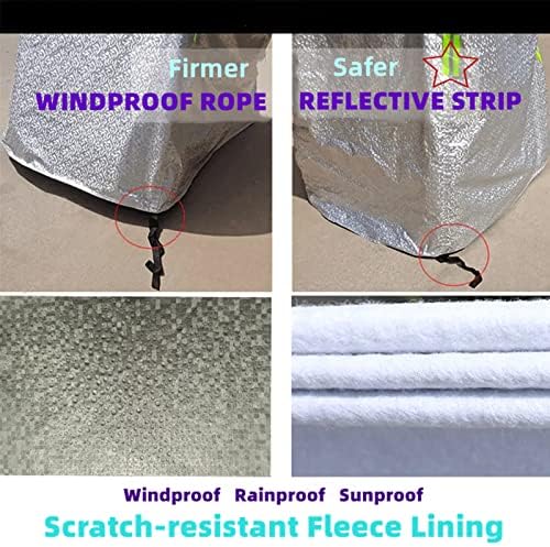 Wheelchair Cover Waterproof Thickened Velvet Lining,Outdoor Mobility Scooter Covers,Travel Storage Power Electric Wheelchair Accessories with Free Carrying Bag (Blue)