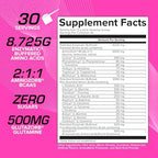 EFX Sports Aminozorb Elite 21 | PH-Correct, Full Spectrum Aminos + Glutamine | Essential & Non Essential Aminos | Zero Sugars | 30 Servings (Pink Bubblegum)