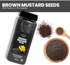 Fresh Finest Brown Mustard Seeds Whole - 550G (19.40oz)