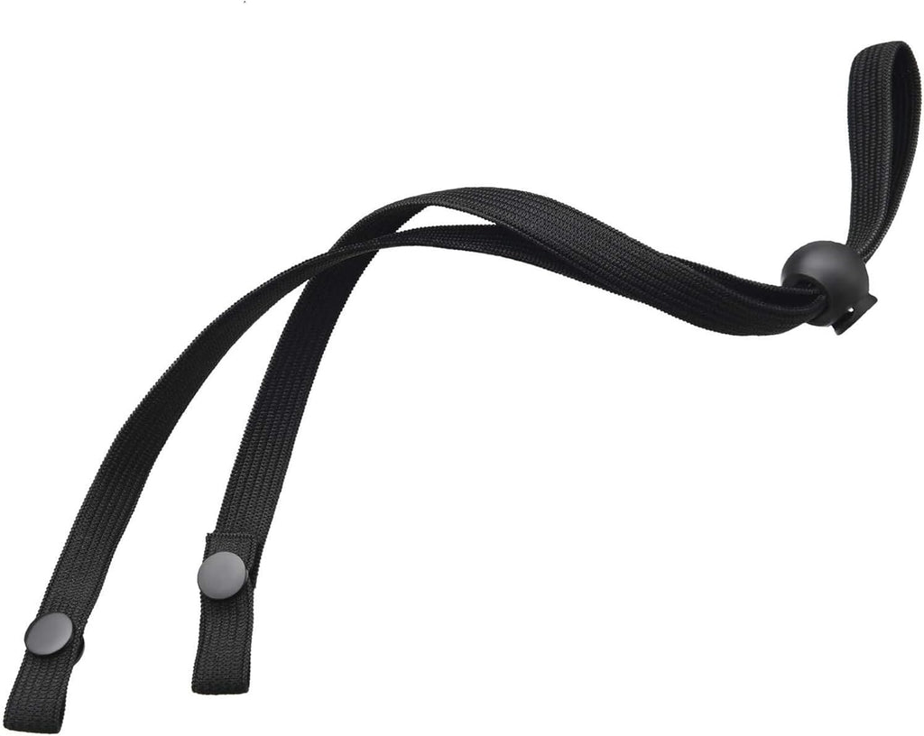 12 Pieces Adjustable Ear Straps Anti Slip Ear Loop Extension Hook Straps Mask Holder Extender for Nurse Dust Workers Food Workers to Relieve, Black