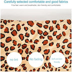 USB Heating Pad with 3 Temperature Levels, Washable Heating Pad for Pets & Humans, Soft Touch Heating Mat with Leopard Print, 5V Portable Electric Cloth Heater, 18.5x14.6in