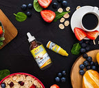 Concentrated Liquid Sucralose Sweetener, 4OZ/120mL Glass Bottle (2900 Servings) | One Travel Size Bottle 0.5OZ/15mL (360 Servings)