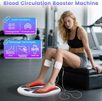 EMS Foot Massager with Infrared Therapy for Neuropathy,Foot Circulation Stimulator for Pain Relief,10 Modes & 20 Strengths for Plantar Fasciitis,Swelling,Cramps,RLS
