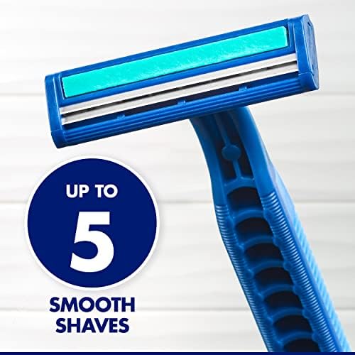Gillette Sensor2 Plus Fixed Men's Disposable Razor, 10 Count (Pack of 3) Blue