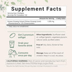 Micro Ingredients Red Panax Ginseng Supplement 300 Softgels | High Potency Korean Ginseng Root Extract| Supports Energy & Immune Health | Non-GMO*
