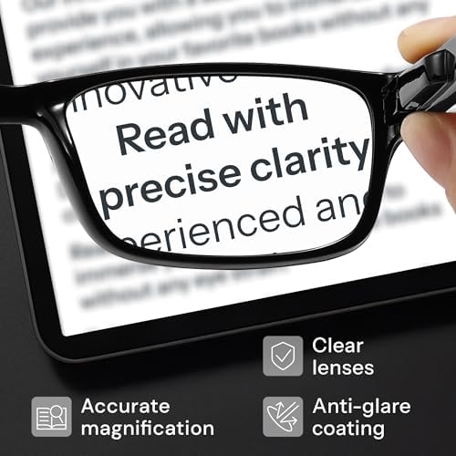 Gaoye 2.5 Professional Reading Glasses for All Day - Computer Readers with Blue Light Protection - Value Pack