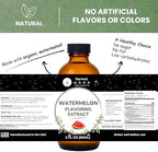Natural Watermelon Extract for Baking, Ice Cream, Drinks and Candy - 2 Oz - Harvest Moon Delights - Watermelon Flavoring, Flavor