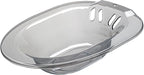 Sitz Bath Basin for Toilet 2000ml with Flusher Hip Basin Bidet, Over The Toilet Hip Bath for Perineal Care Postpartum Care Basin Adults Women (Grey)