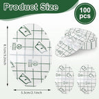 100 PCS Ear Covers for Shower Waterproof Ear Stickers for Adults Swimming Ear-Stickers with Soft Cotton Ear-Plugs Ear-Covers for Swimming Shower Ear-Protectors for Surfing Snorkeling Water Sports