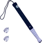 Telescopic Blind Cane - Reflective Folding Walking Stick for Vision Impaired and Blind People Optional Crutch tip (C, 138cm/54.3in)
