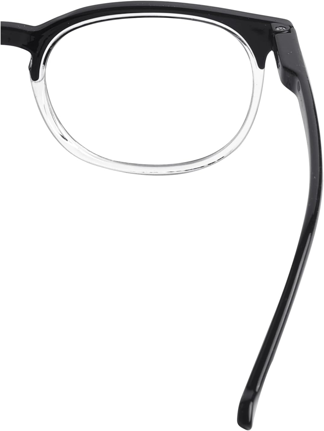 Eyekepper (Must Buy Both Eye) Black/Clear-Right Eye +3.50 Reading Glasses Different Strength Each Eye Retro Readers