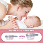 Pregnancy Test Strips with Urine Cups, hCG Detection Home Pregnancy Tests, Sensitive & Over 99% Accurate, 15 Count Individually Wrapped, Rapid hCG Test Strips, 5mm Wider 25mIU/mL
