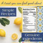 Perle di Sole Italian Lemon Drops Hard Candy Individually Wrapped (7.05 oz) Made with Essential Oils of Amalfi Coast P.G.I. Lemon - Italian Imported Gifts From Italy