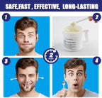 Nose Wax Kit, 120 g Wax, 30 Applicators,Nostril and Ears Hair Removal Kit for Men & Women,Includes 15 Balm Wipes and Mustache Guards etc. Lasts up to 6 Weeks