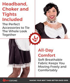 Fun Shack Maid Outfit for Men, Male Uniform, French Maid Costume, Party Dress Up