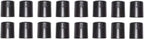 JSP Manufacturing 1" Diameter Post Wire Shelf Clips Shelving Split Sleeves Lock Metal Rack Locking Plastic Pick A Pack Wholesale Bulk 8 Pairs (16 Pack)