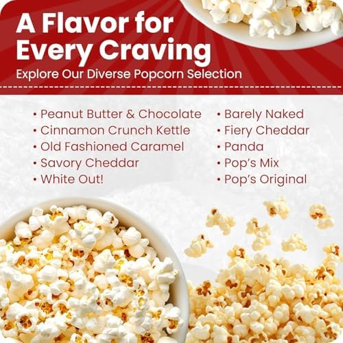 Pop's Kettle Korn- Cinnamon Crunch| 4-Pack Cinnamon Crunch- Gluten-Free, Whole Grain, Hand-Popped, Small