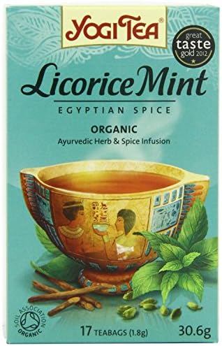 YOGI TEAS - AYURVEDIC Licorice Mint 17bags (PACK OF 1)
