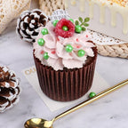 Green Sprinkles, 7.8oz Edible Pearl Sprinkles for Cake Decorating, Sugar Candy Pearls for Baking, Cookie Decorations & Cupcake Topper, Wedding Party Christmas Supplies (Christmas Green)