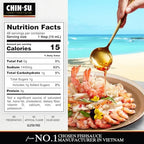 Chin-Su Fish Sauce, Premium Vietnamese Fish Sauce, Fresh Anchovies Salted On Boat, One-Year Aged Anchovy Sauce, Gluten Free 24.3 Oz Bottle