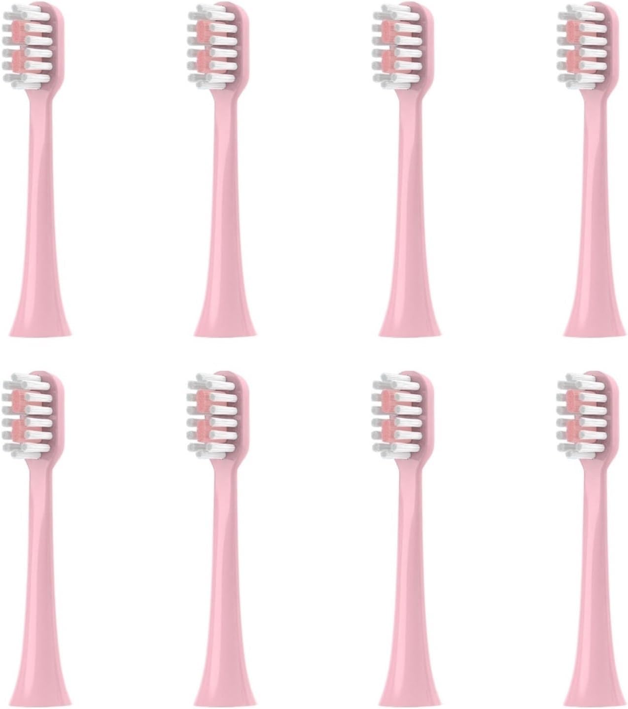 Replacement Toothbrush Heads for S100 S200 S600 S700 S800 S900 S710 S820 S910 Electric for X100(8pcs Pink)