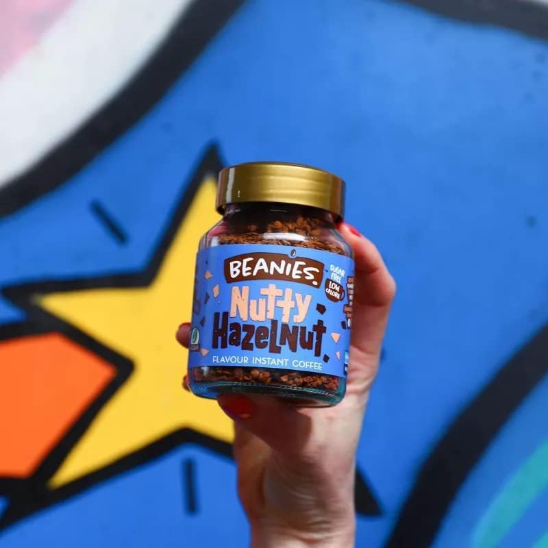 Beanies Flavoured Instant Coffee PICK ANY 6 Jars (50g) from 50+ Flavours Inc. Turkish Delight, Chocolate Orange, Chai Latte, Cookie Dough, Hazelnut, Caramel, Vanilla and More