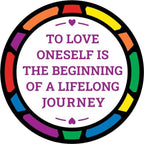 Recovery Pride Medallion in Years 1-50 Recovery AA Chip Sober Medallion (Year 46)
