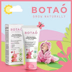 Fluoride Free Baby Toothpaste | Strawberry Flavored - Organic Training Natural Toddler Toothpaste for Toddlers | EWG Verified, Vegan, SLS Free, Safe to Swallow, Aloe Vera -1.7Oz