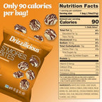 Drizzilicious Mini Rice Cakes Variety Pack - Rice Crisps, Healthy Snack for Adults and Kids, Flavored Rice Cakes, Vegan, Gluten Free, Allergen Free, Only 90 Calories Per Bag - .74 oz (Pack of 32)