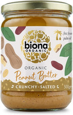 Biona Organic - Peanut Crunchy Butter - 500g