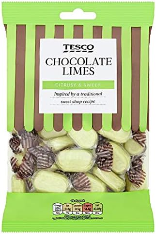 Tesco Sweet Shop Chocolate Limes 200g