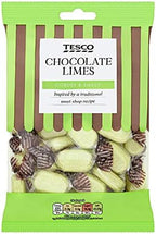 Tesco Sweet Shop Chocolate Limes 200g