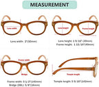 Eyekepper Cat Eye Reading Glasses for Women Oversize Ladies Readers - Brown +3.00
