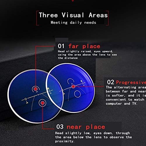 Progressive Multifocus Reading Glasses Blue Light Blocking Multifocal Computer Readers for Men and Women Eyeglasses