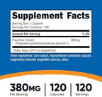 Nutricost Feverfew Capsules 380mg, 120 Capsules, Vegetarian Friendly, Non-GMO & Gluten Free
