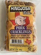 Texas Pork Cracklings Chicharrones, Traditional Pork Rinds, Salt Seasoned