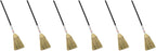 (6 Pack Value Bundle) RCP6373BRO Lobby Corn-Fill Broom, 38-in Handle, Brown