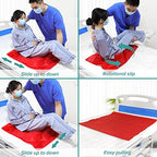 YHK Tubular Slide Sheet for Patient Transfer, Washable Reusable Flat Slide Sheet, Safetysure Transfer Slide for Moving Bedridden Patients, Slides for Cars, Hospital Bed, Home Care (28.3" x 28.3")