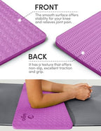 IUGA Yoga Knee Pads Cushion Non-Slip Knee Mat for Elbows Wrist Pain in Yoga Planks Floor Exercises Portable Extra-thick Cushioning