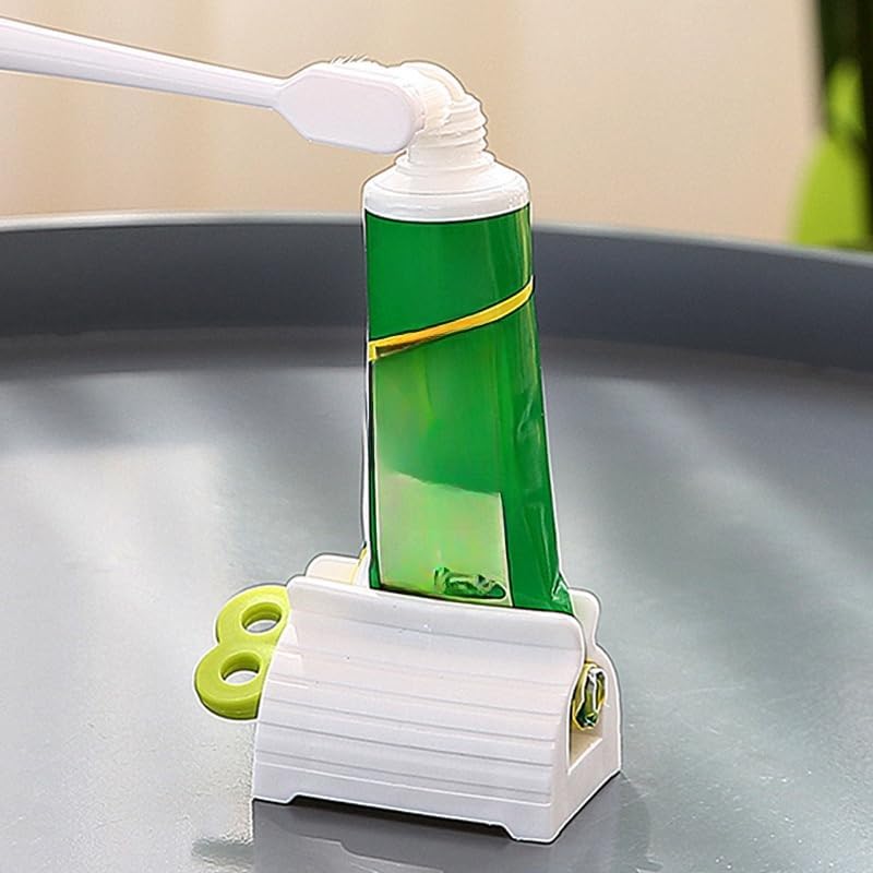 Manual Toothpaste Tube Squeezer – Easy Squeeze Dispenser for Toothpaste, Creams, and Gels 3-Sets Red Blue Green 1