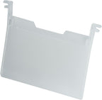 Akro-Mils 35010 Plastic Tote Label Holder Nest and Stack and Akro-Grid Totes, Clear, (6-Pack)