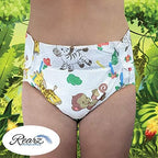 Rearz - MEGA Safari - 11,000ml Adult Printed Diaper Briefs (Sample 2 Pack) (X-Large, 50'' - 60'')