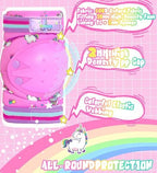 Kids Knee Pads and Elbow Pads Set for Unicorn Skating Rollerblading Cycling - Protective Gear with Wrist Guards for Boys Girls Ages 3-6-8-12