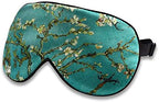 Alaska Bear Natural Silk Sleep Mask, Blindfold, Super Smooth Eye Mask (Blossom Almond)