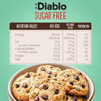 Diablo Sugar Free Chocolate Chip Cookies 150 g (Pack of 4)
