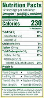 belVita Breakfast Bar Biscuit Sandwiches, Dark Chocolate Creme, Value Pack, 12 Packs (2 Biscuits Per Pack)