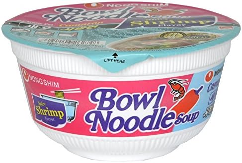 Nongshim Spicy Shrimp Bowl, 3.03-Ounce (Pack of 12)