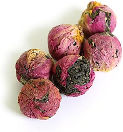 GOARTEA Puerh Tea Cake 250g / 8.8oz 2017 Year Raw Sheng Peony flowers Bulang Mountain - Chinese Yunnan Puer Pu'er Pu-erh Tea - Tuocha