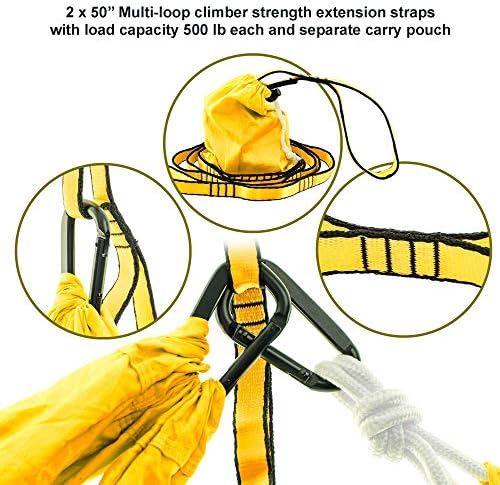 Aerial Yoga Swing Set - Hammock Hanging Swing - Sling Inversion Fly Kit - Antigravity Yoga Sling - Suspension Trapeze